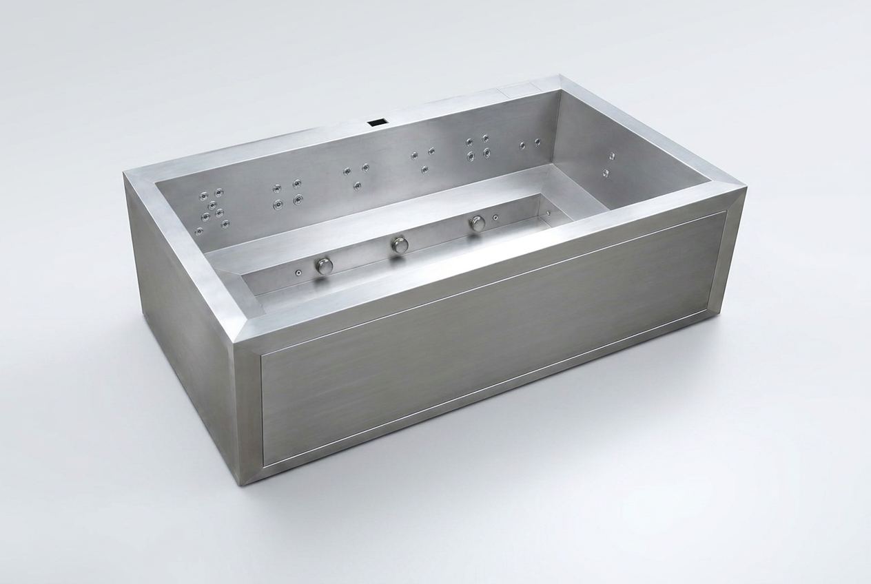 Edelstahl am Whirlpool richtig reinigen und pflegen