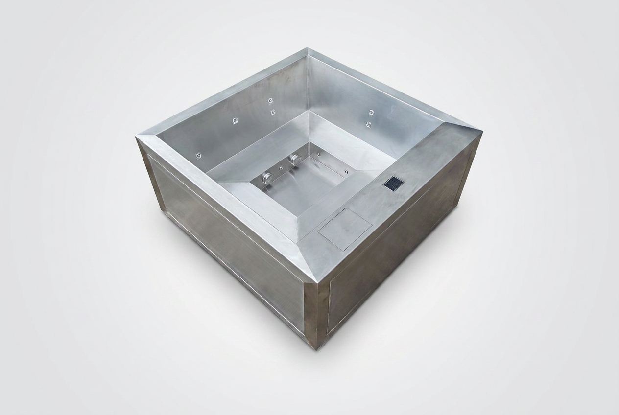 Edelstahl-Whirlpool für Villa und hochwertigen Neubau